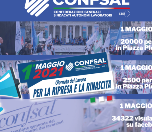 1° MAGGIO 2021 – Giornata del lavoro per la RIPRESA e la RINASCITA 1° MAGGIO 2021 – Giornata del lavoro per la RIPRESA e la RINASCITA